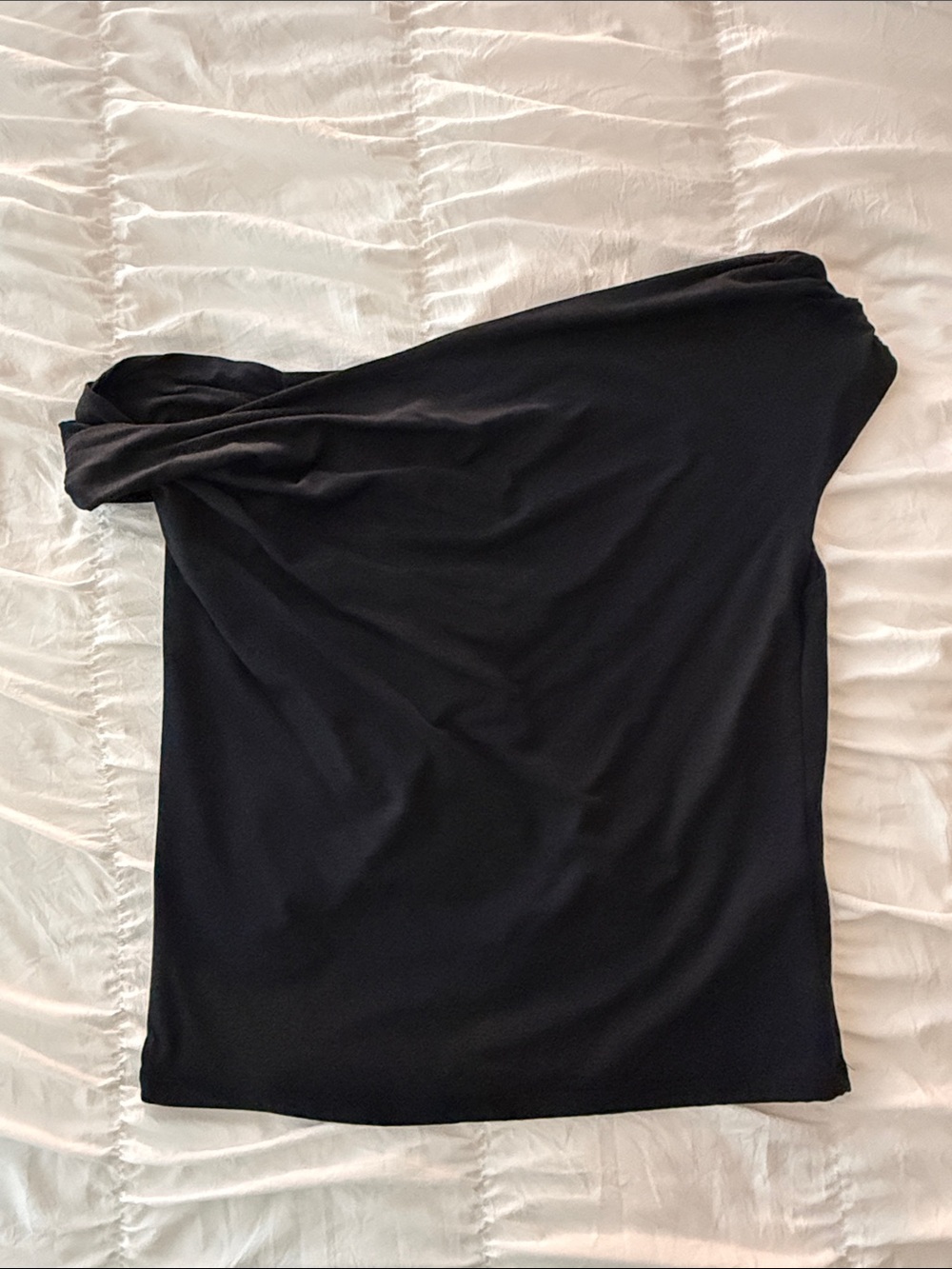 Abercrombie & Fitch Black One-Shoulder Camisole